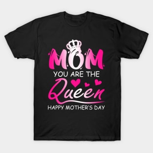 Mom You Are The Queen Pink Graphic T-Shirt